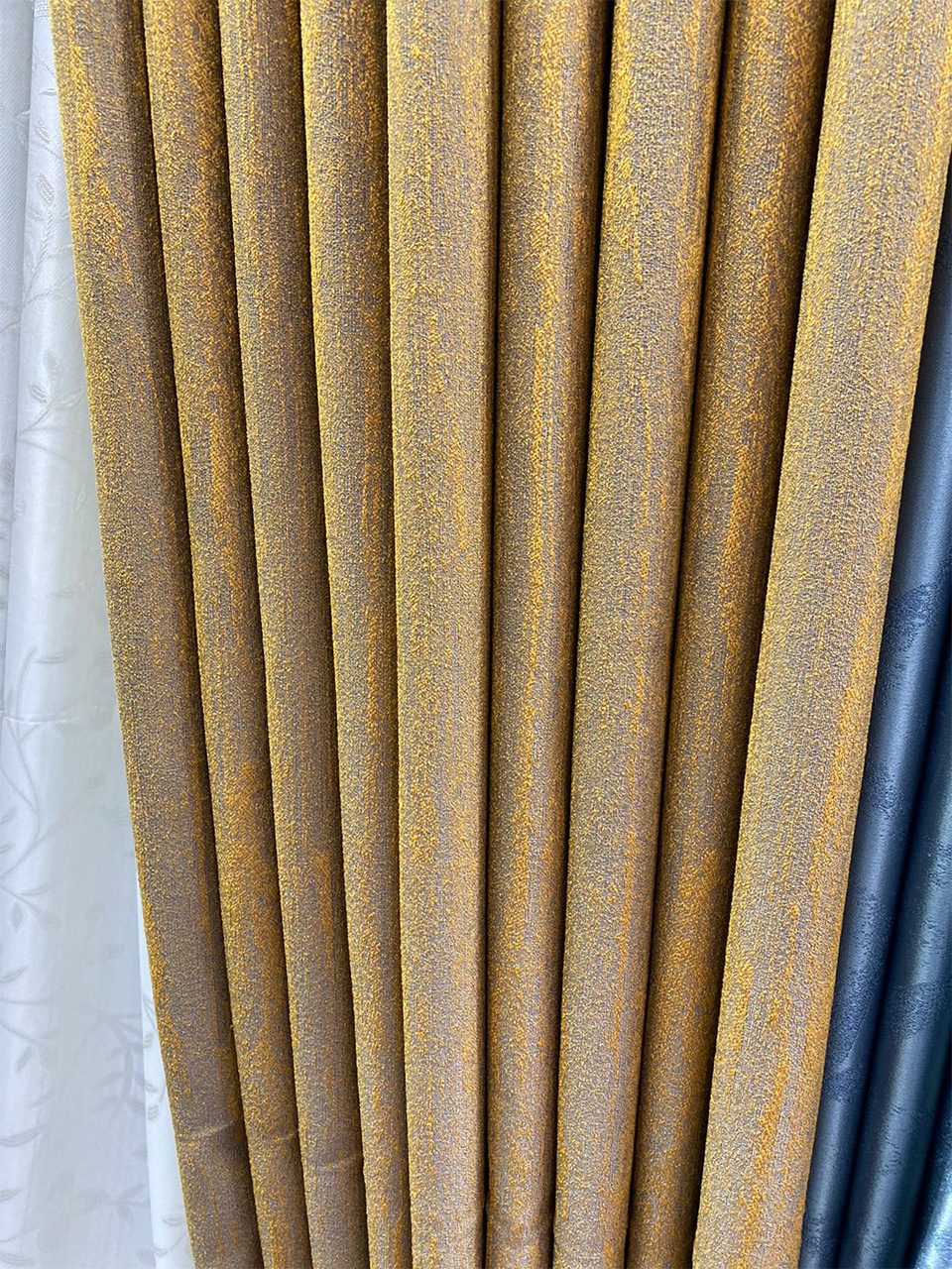 Orange curtain